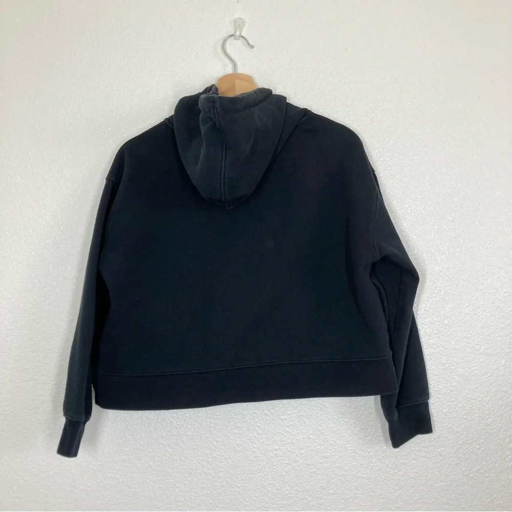 Disney 100 Unified Characters Pullover Hoodie for Women's M Black Cropped